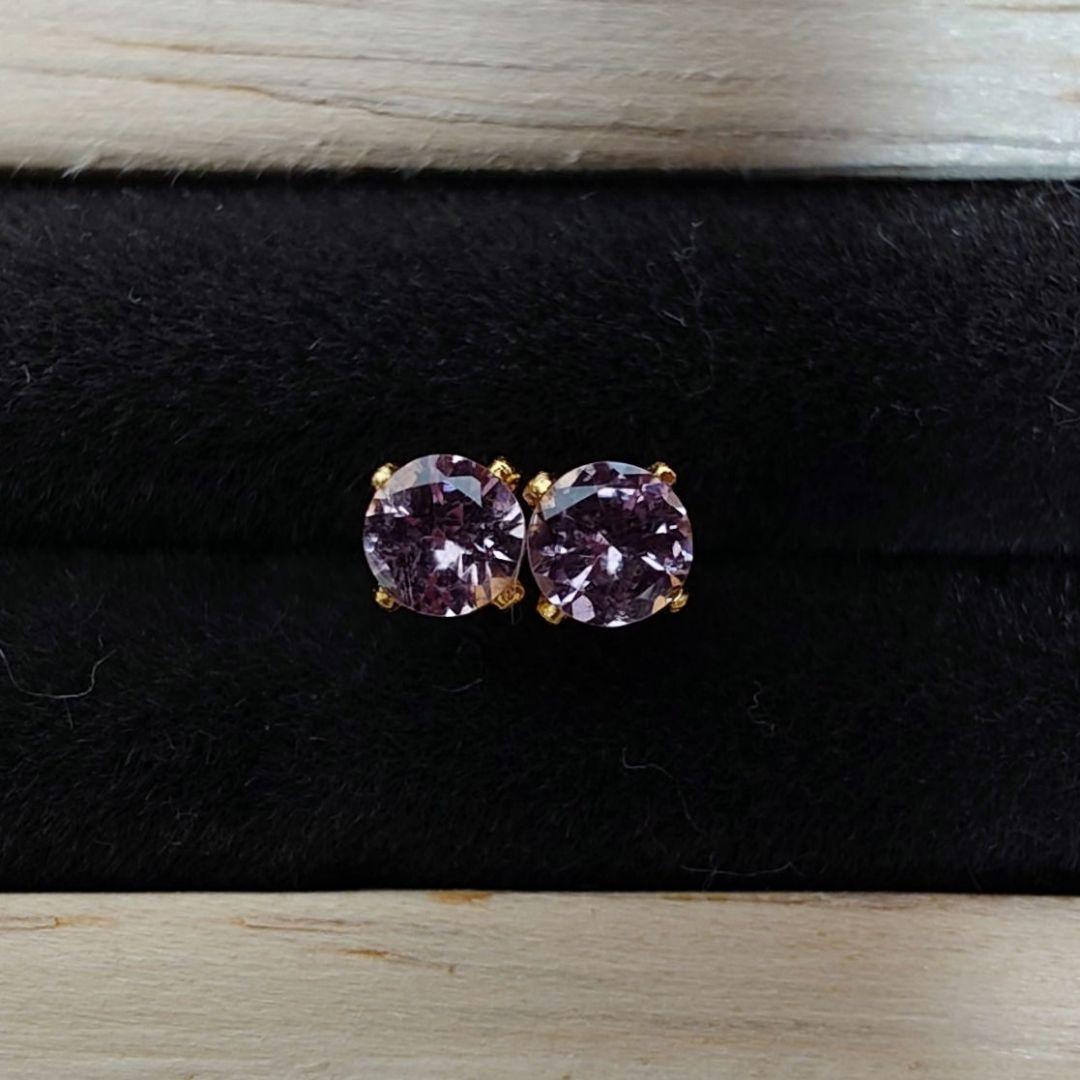 S✧天然石ドラゴンガーネット 3.0mm✧　ピアス　ステンレス