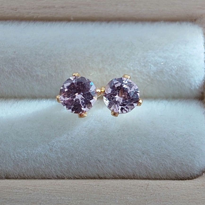 S✧天然石ドラゴンガーネット 3.0mm✧　ピアス　ステンレス