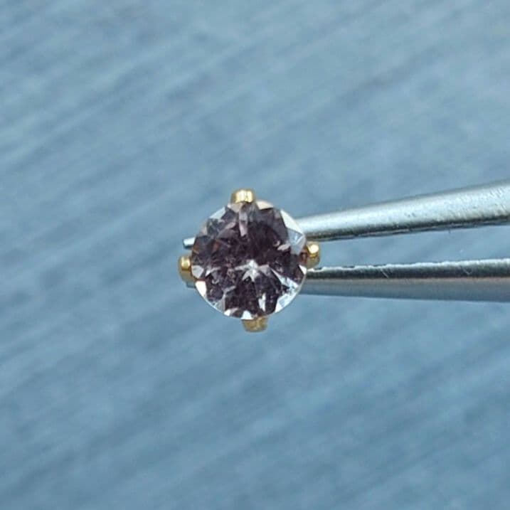 S✧天然石ドラゴンガーネット 3.0mm✧　ピアス　ステンレス