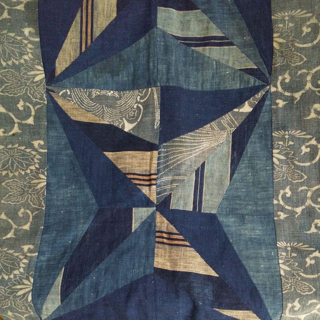 古布パッチワーク敷物