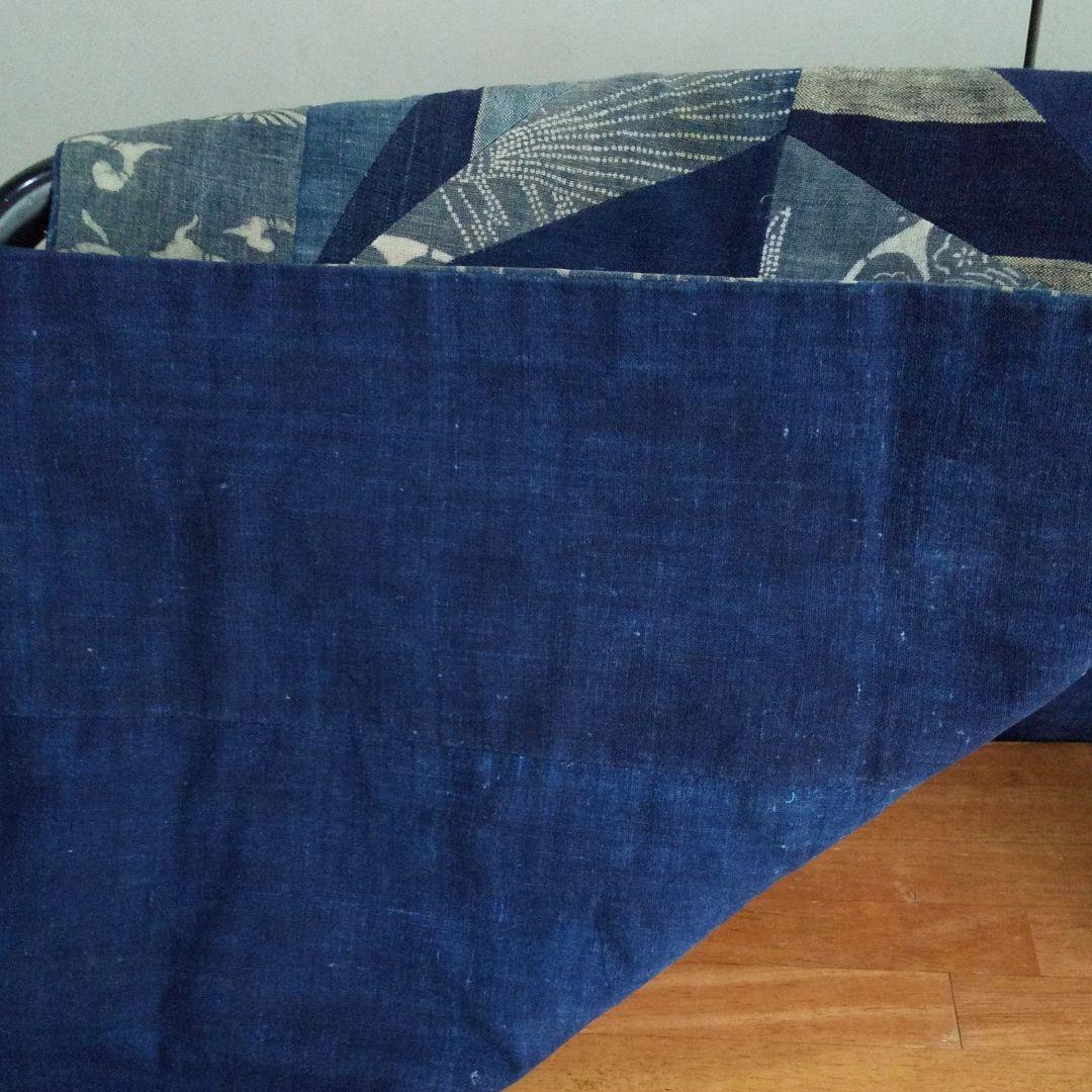 古布パッチワーク敷物