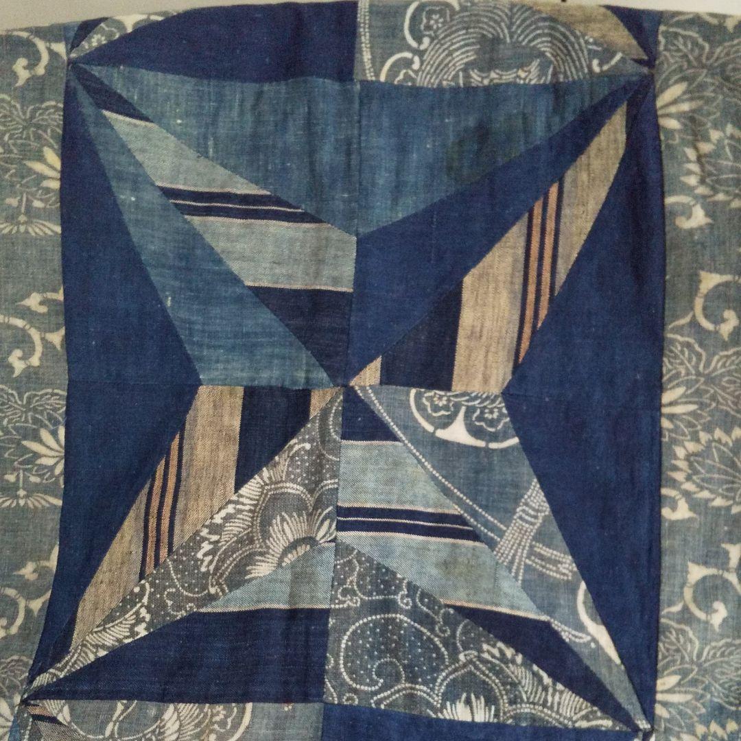 古布パッチワーク敷物