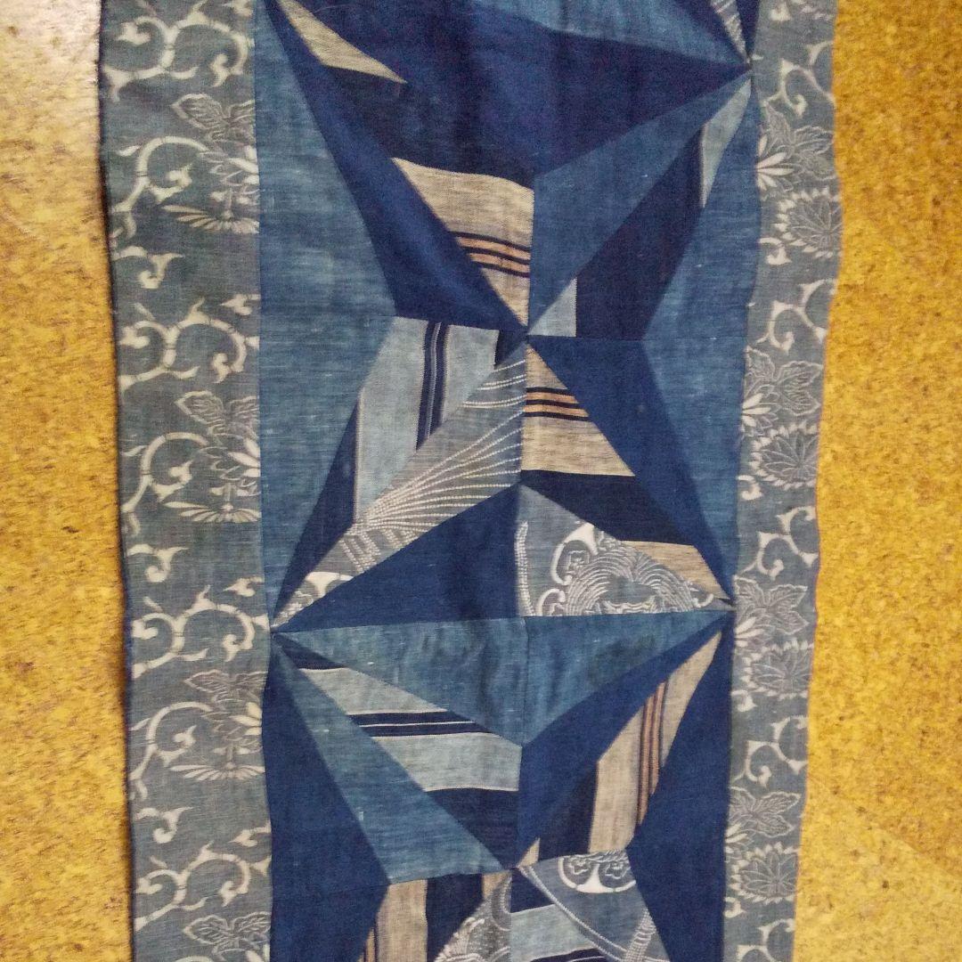 古布パッチワーク敷物