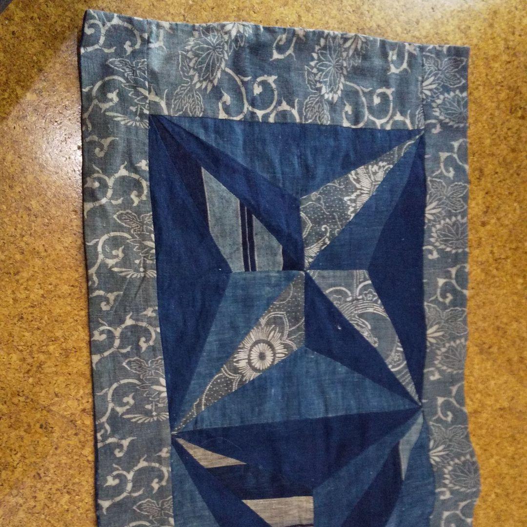 古布パッチワーク敷物