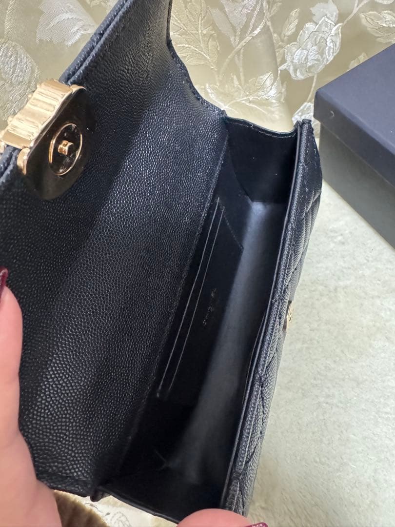 CHANEL キルティング ブラックレザー ショルダーバッグ るる様専用