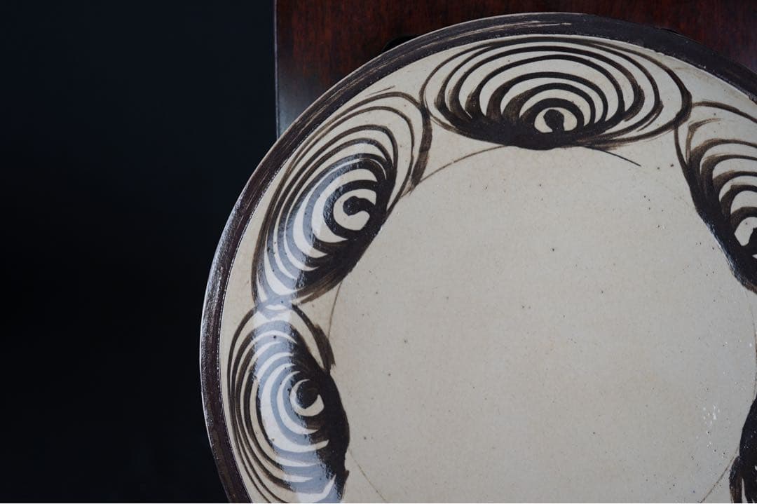 馬の目皿 古瀬戸 石皿 33.3cm 馬の目 大皿 飾り皿 古美術 骨董 民藝