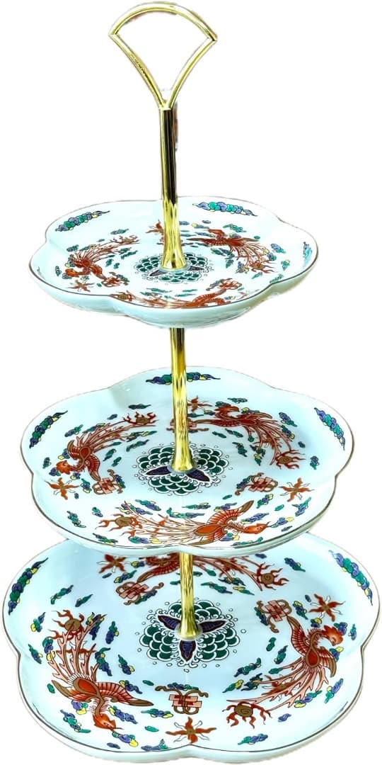 【再々値下げ】　新品　波佐見焼　林九郎窯　青波海鳳凰　アフテヌーンティー