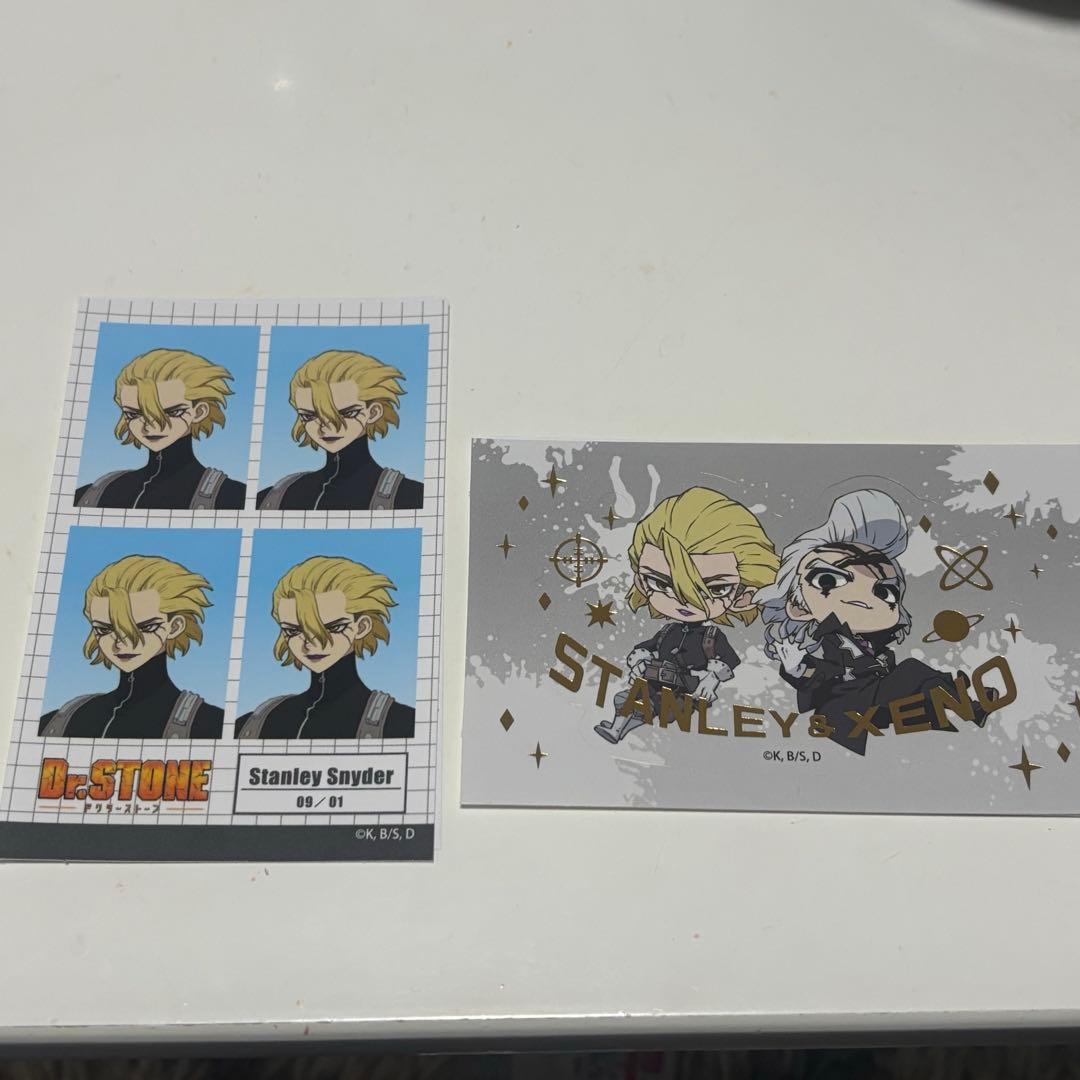 Dr.STONE ドクスト 100均 ダイソー ステッカー スタンリー ゼノ - メルカリ