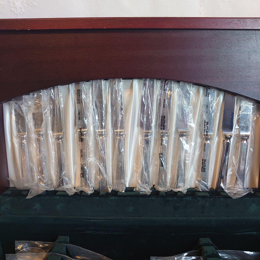 イギリス製　シルバープレート　カトラリーセット　フォーク　スプーン