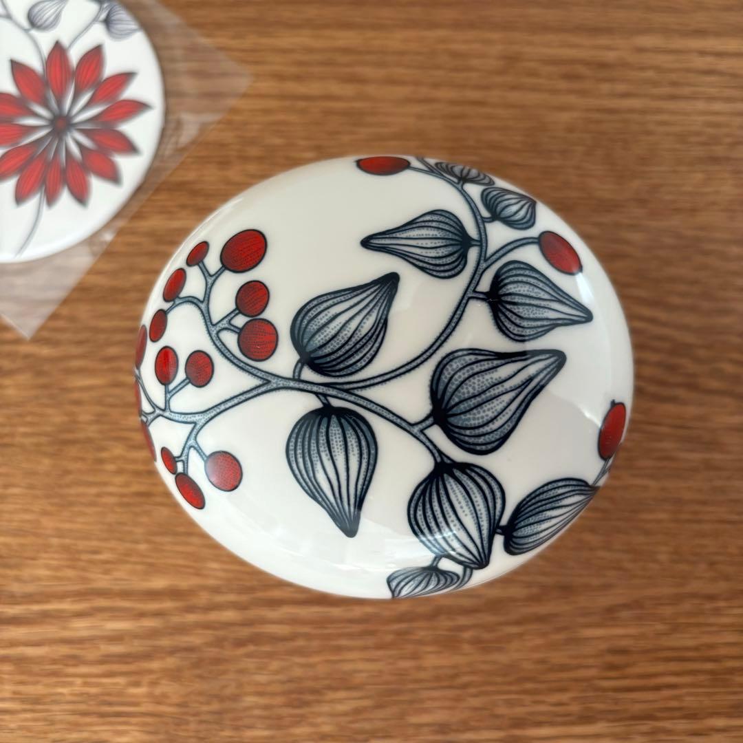 アラビア ルノ フロストベリー 蓋付きジャー コースター 2枚 - メルカリ