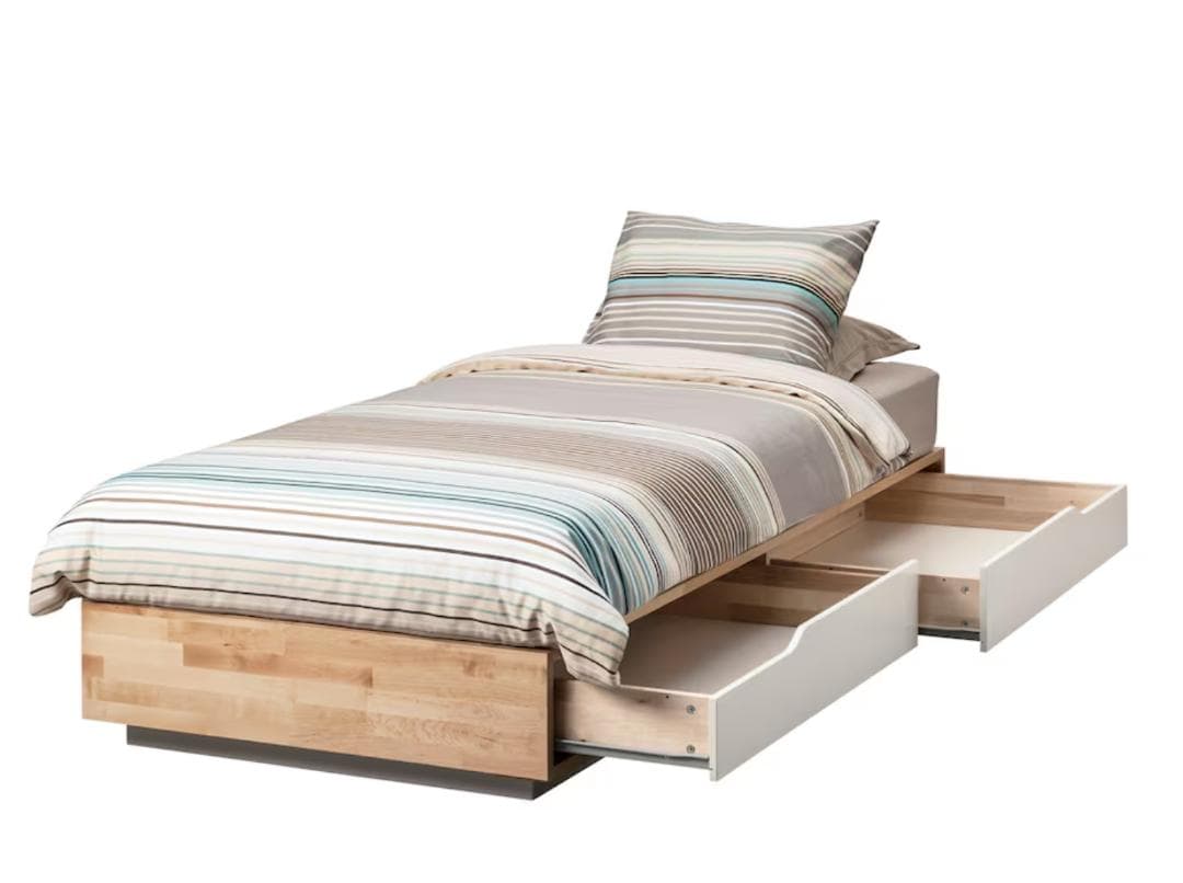 ベッドフレーム IKEA Mandal single bed frame