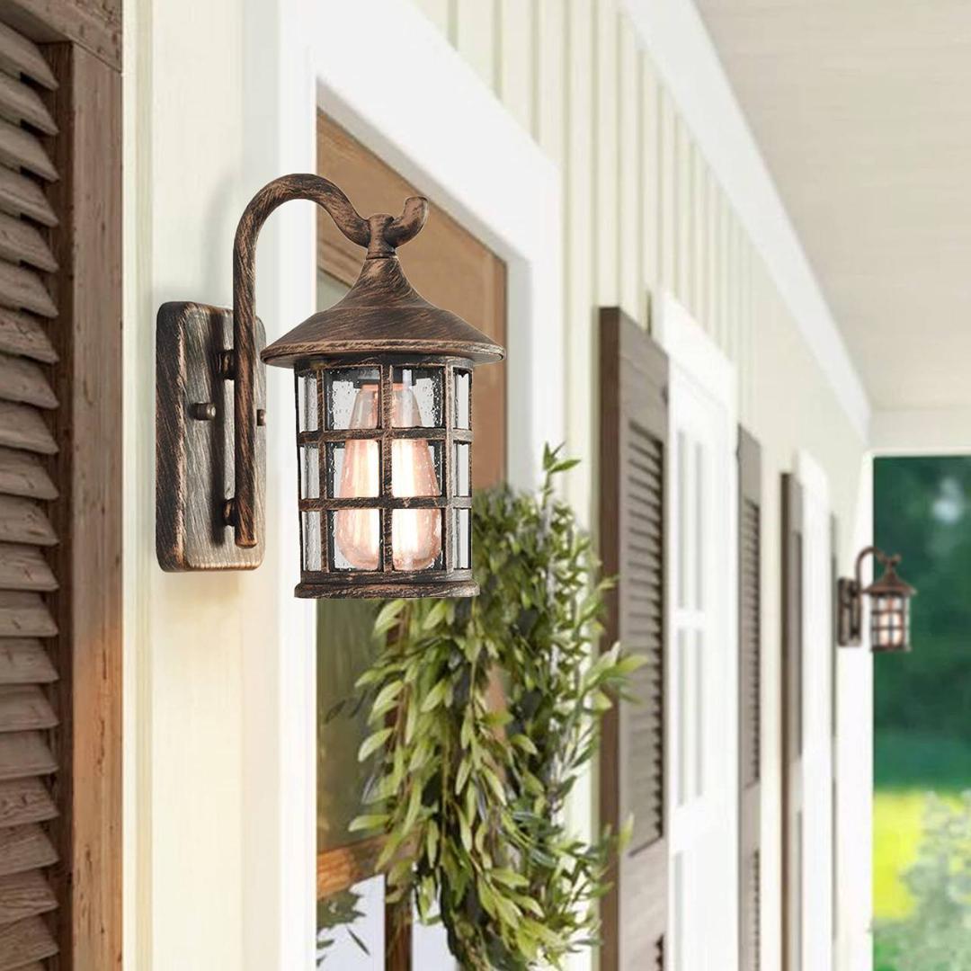 アンティーク調のブラケットライト