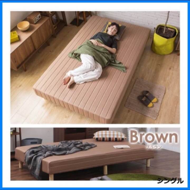 マットレス付き/シングルベット