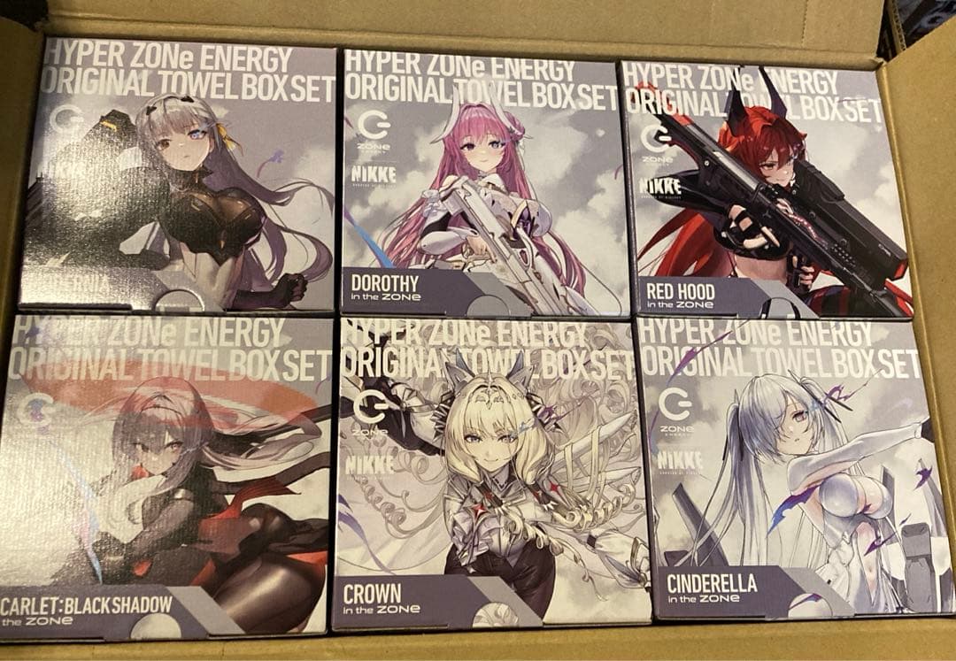 勝利の女神NIKKE ZONE オリジナルタオルコンプリート コラボ イオン