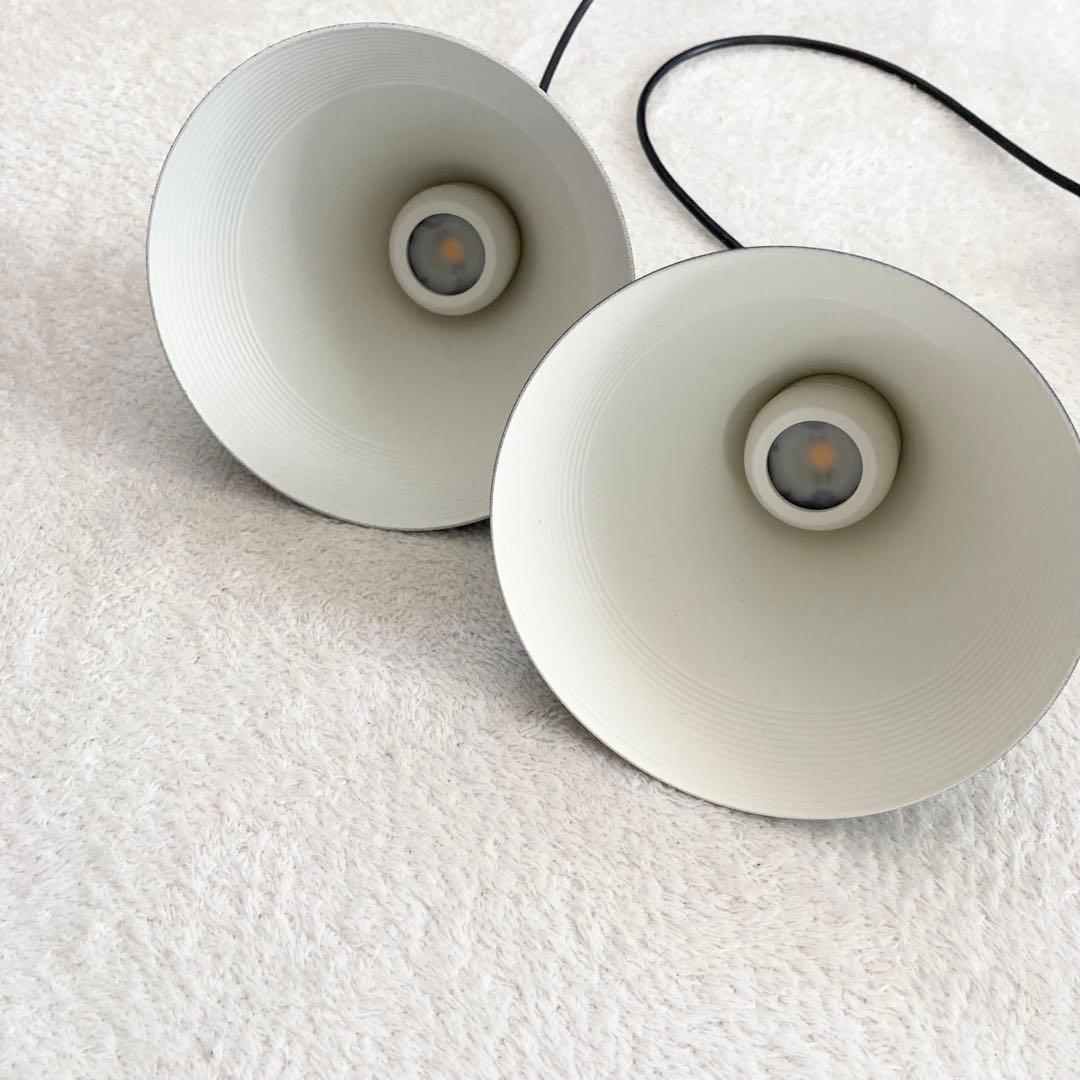 ペンダントライト　小型ペンダント　2つ　黒　ブラック