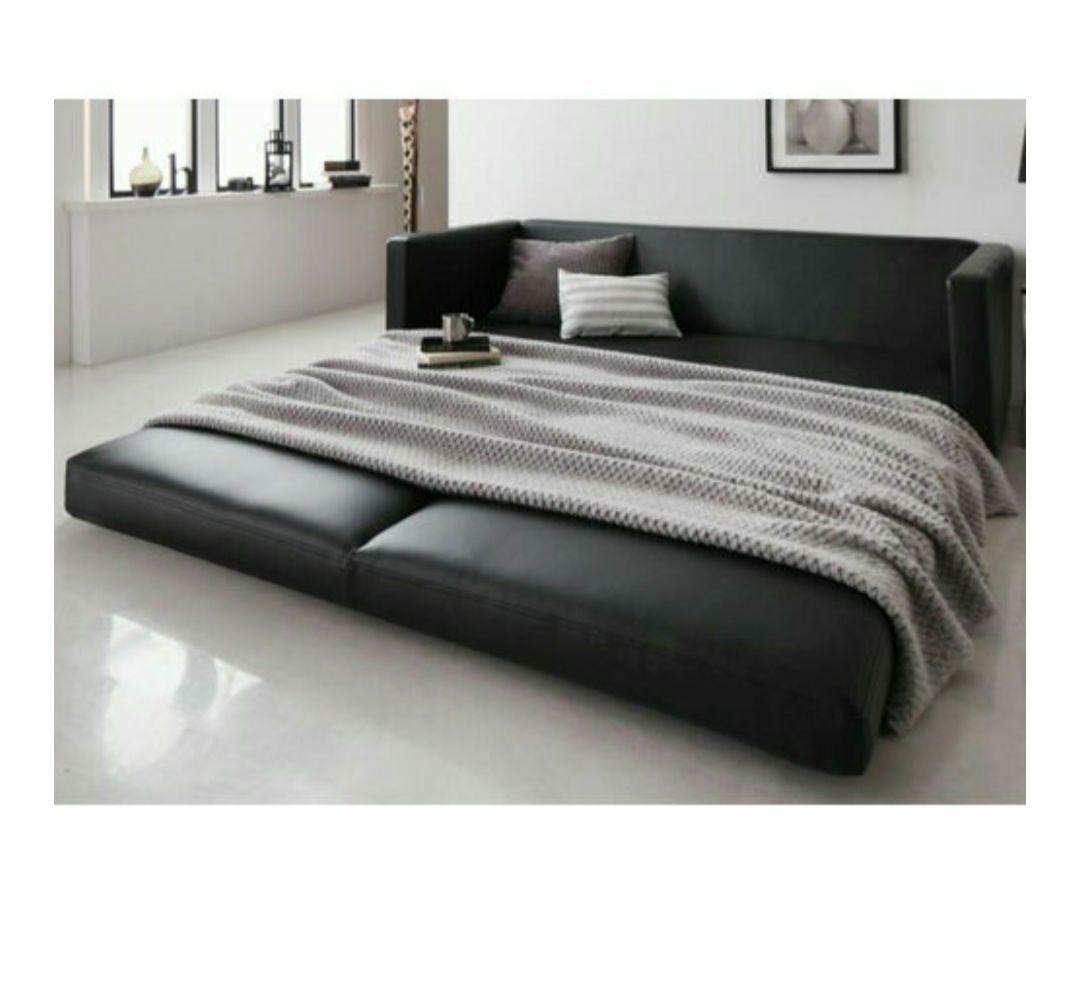 最終値下げ❗️美品!!モダンソファーベット3人掛け 180cm