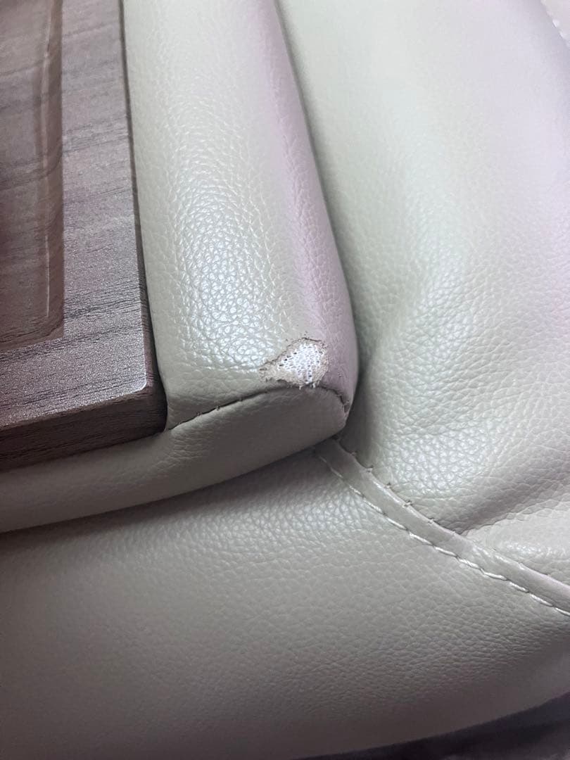 リクライニングソファ ベージュ 三人がけ