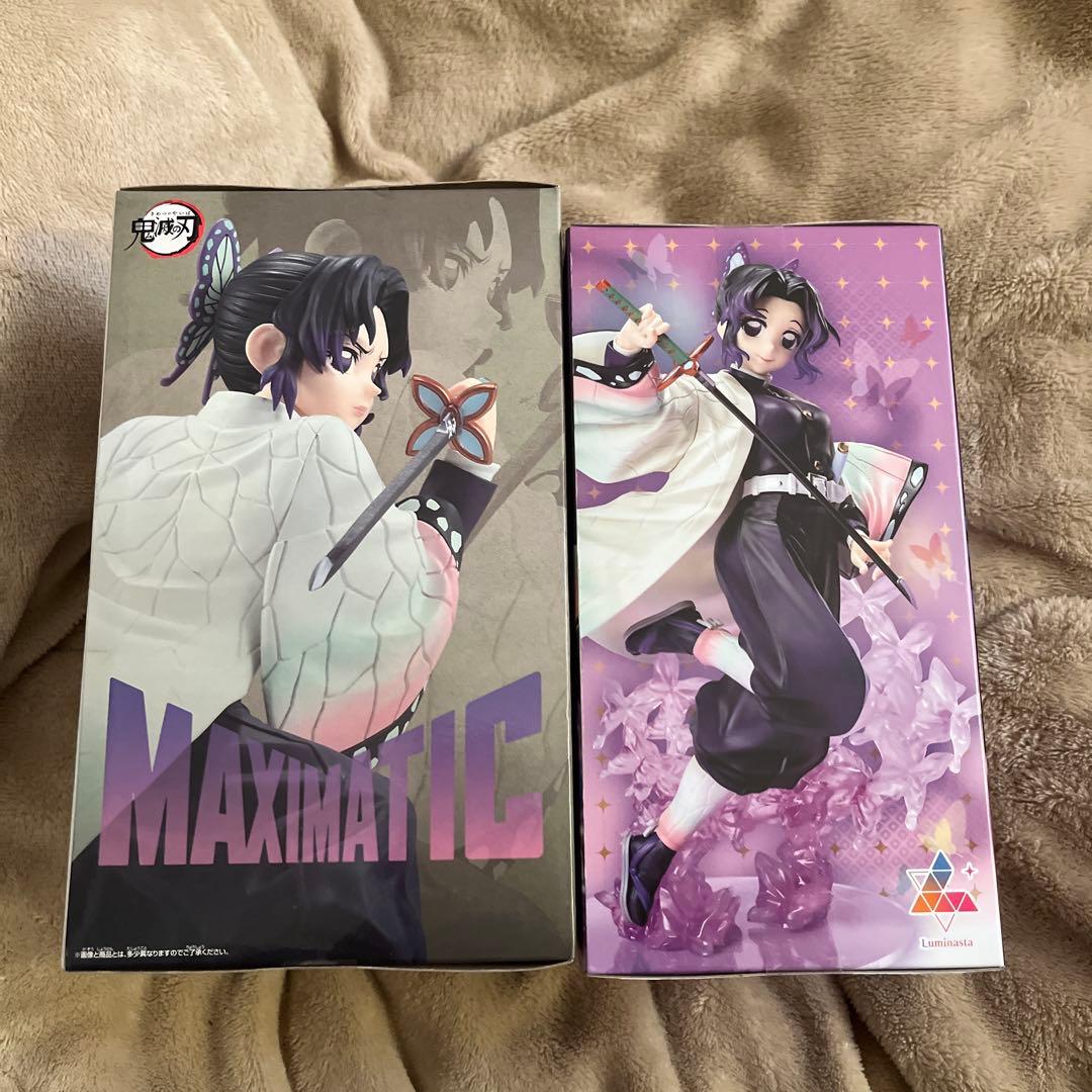 鬼滅の刃　胡蝶しのぶ　栗花落カナヲ　フィギュア　まとめ売り　ルミナスタ