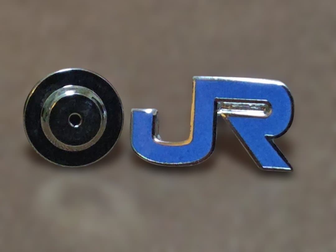 新品未使用 JR西日本 西日本旅客鉄道株式会社 純銀製襟章徽章社章 サボ