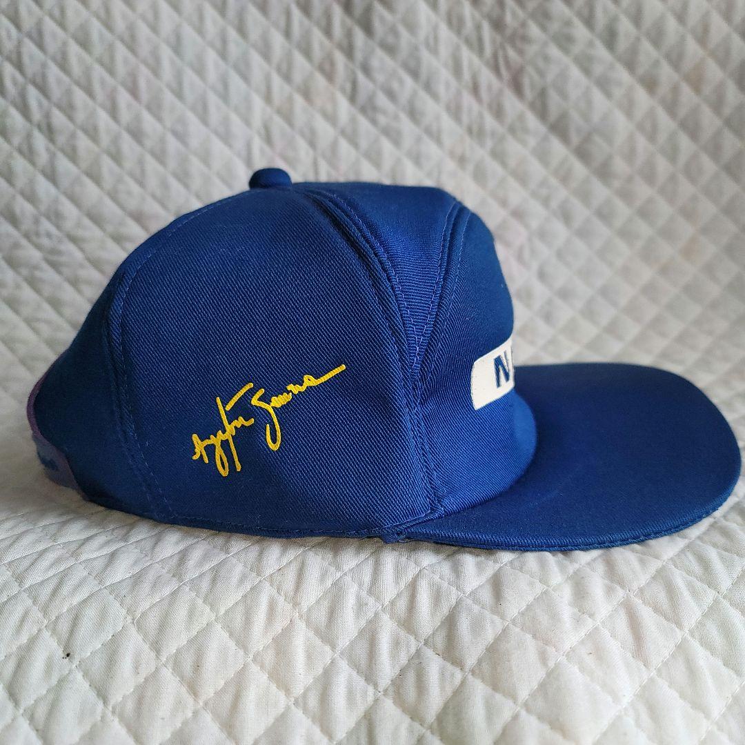アイルトン•セナ NACIONAL ロゴ キャップ ネイビー - メルカリ