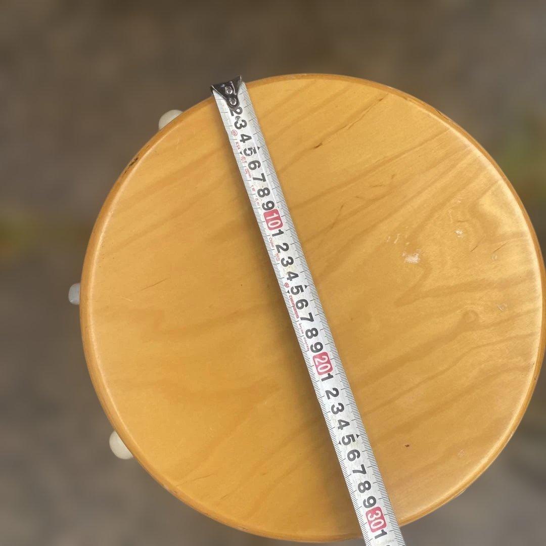 木製座面円形スツール 大量　まとめ　スタッキング可能　丸椅子　スチール　シンプル