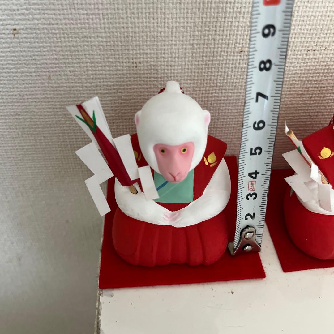 中村人形の干支鈴５体です(猿2体)