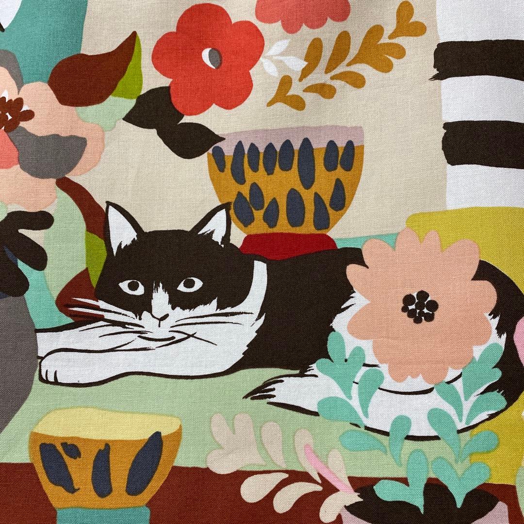 ハンドメイドトートバッグ 大きめエコバッグ アレキサンダーヘンリー