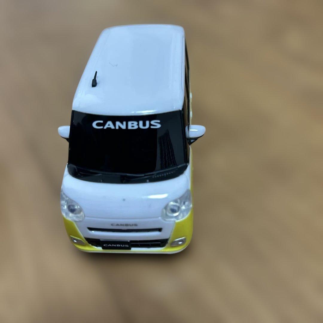 非売品 ダイハツ ムーヴ キャンバス プルバックカー イエロー CANBUS