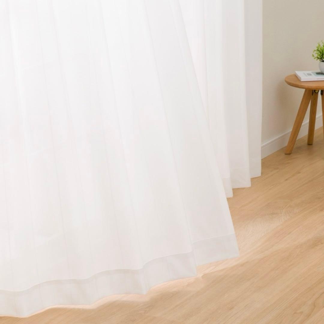 ニトリカーテン　レースカーテン　4枚セット