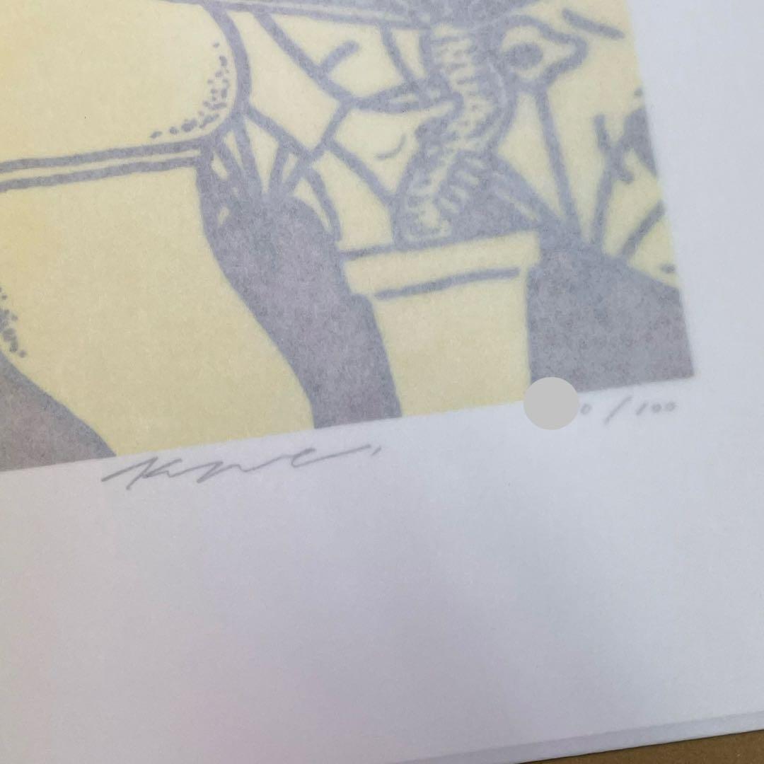 KYNE NONCHELEEE Untitled シルクスクリーン キリ番 良番 - メルカリ