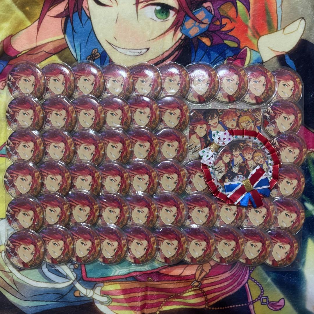 あんスタ 衣更真緒 アルバム 特典 缶バッジ トリスタ 痛バッグ 52個