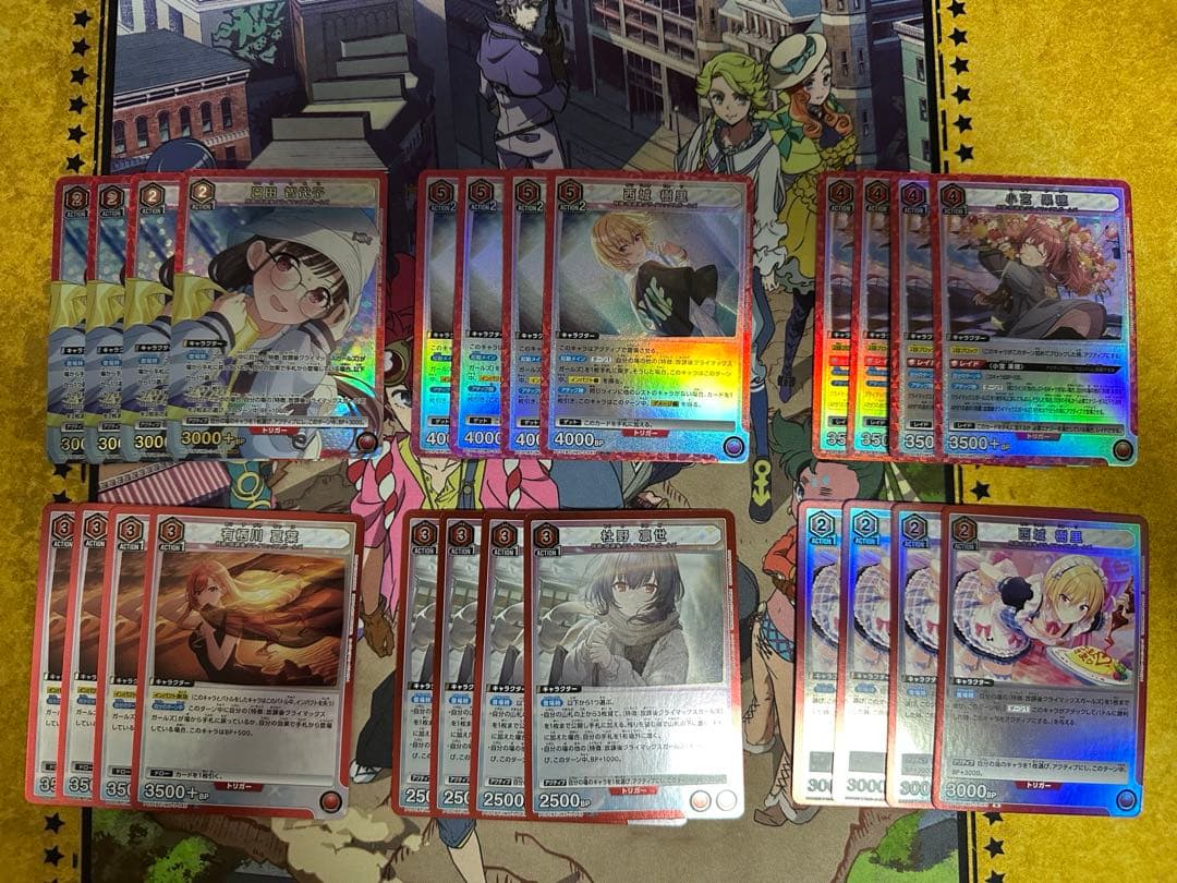 シャニマス 赤 放クラ デッキパーツ まとめ売り ユニオンアリーナ