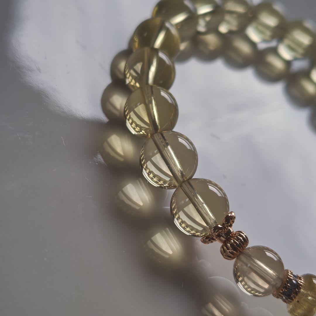 宝石質シトリン六芒星×レモンクオーツ×オーソクレース