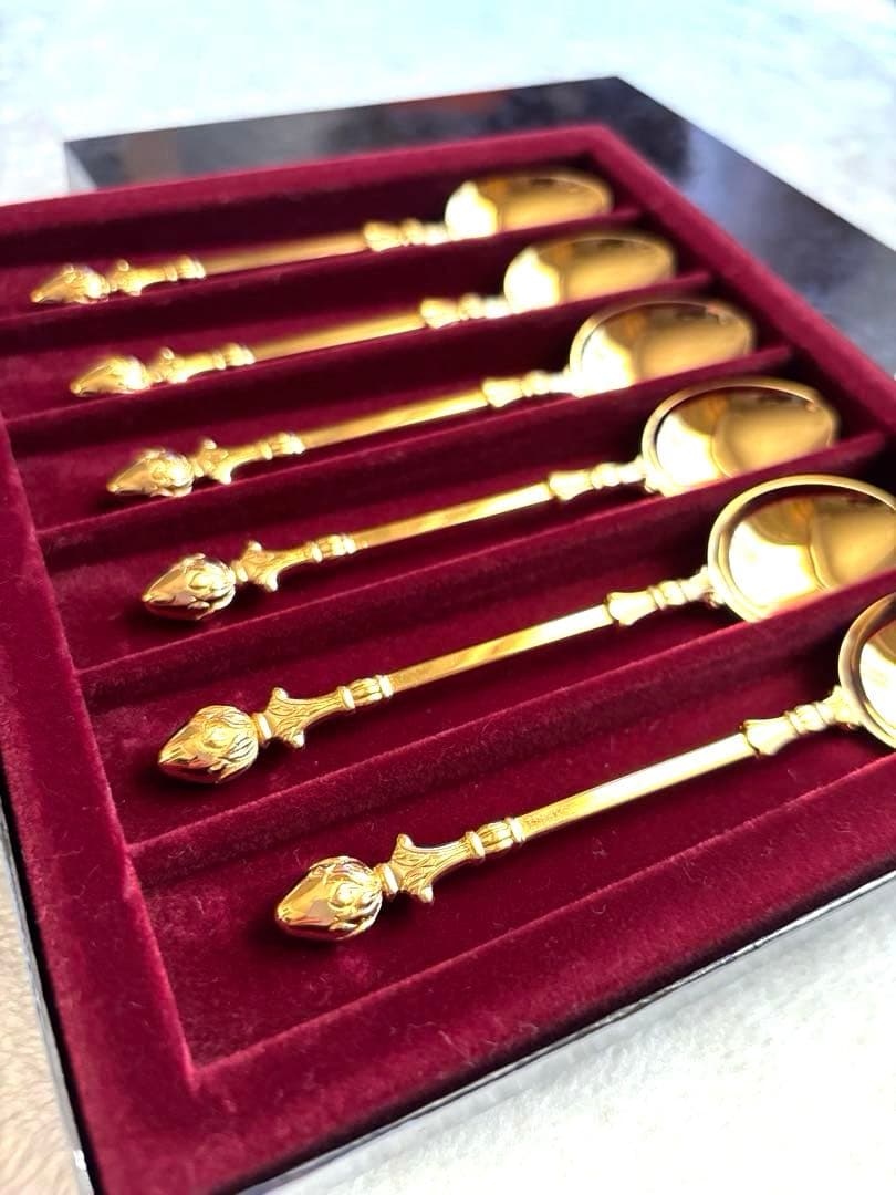 クリストフウィドマン 24金 デコラクラッシック ティースプーン 6本セット