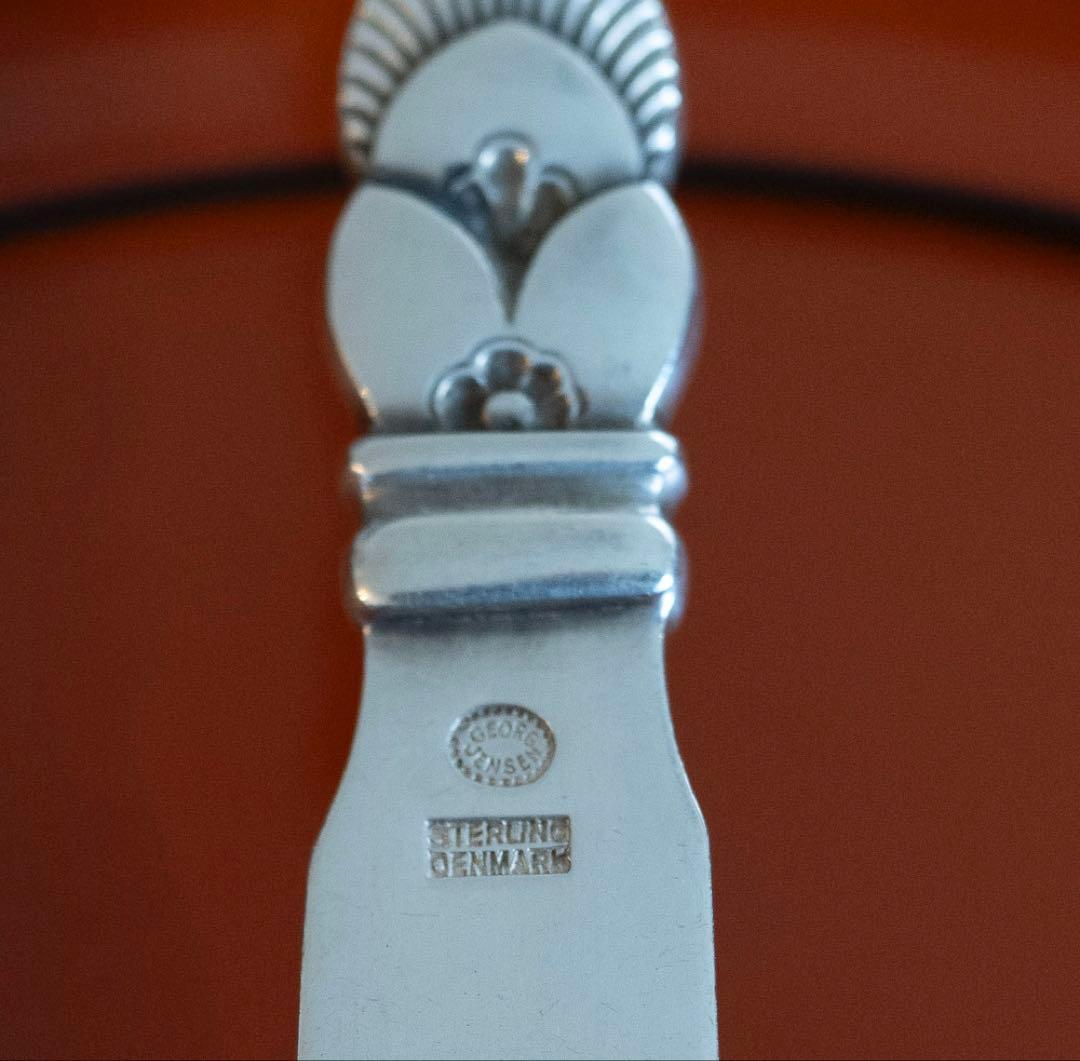 ジョージ・ジェンセン カクタス 純銀製バターナイフ（1本）