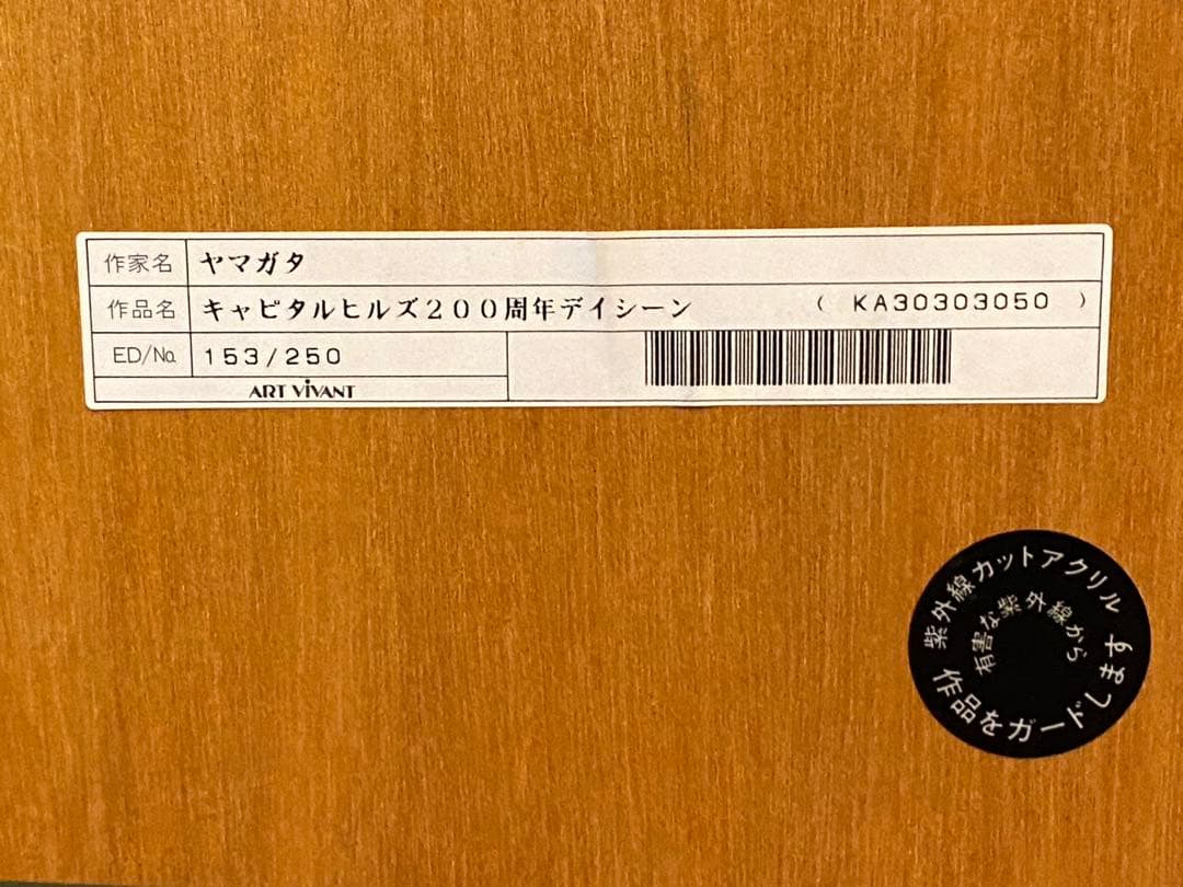 ヒロ ヤマガタ キャピタルヒルズ200周年シルクスクリーン - メルカリ