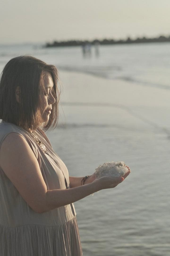 天然石マクラメネックレス/日々のお守りアクセサリー