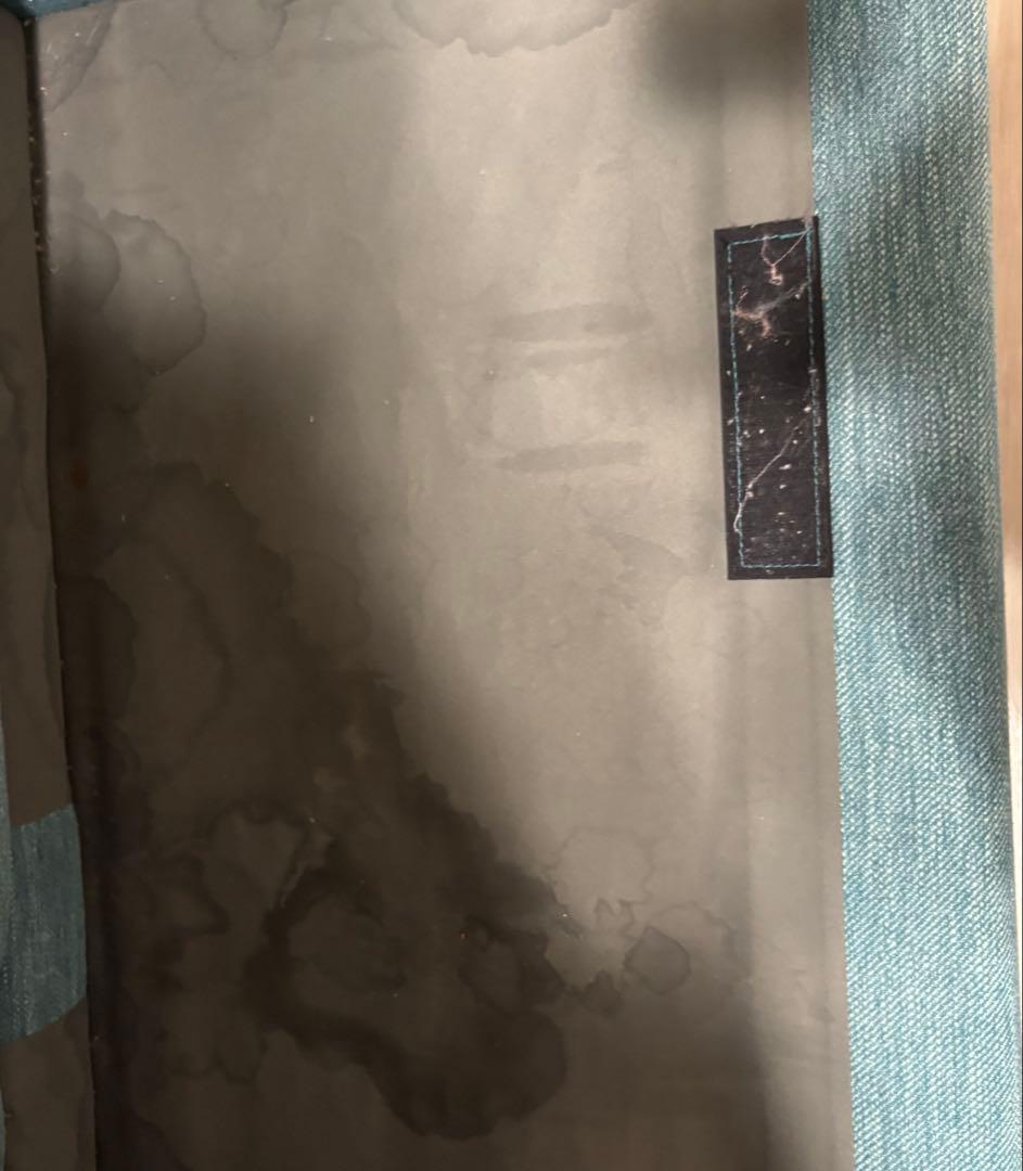 【群馬県での受け取り】ニトリ L字型 ソファ 青　クッションあり　3人がけ