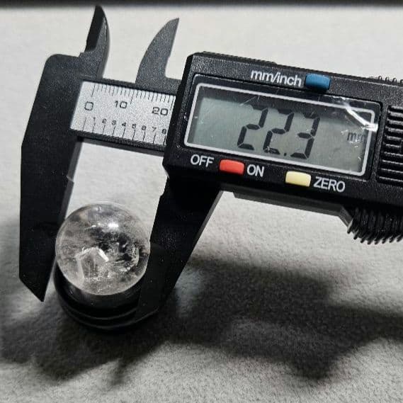 【高品質】クォーツインクォーツ 22.3mm スフィア