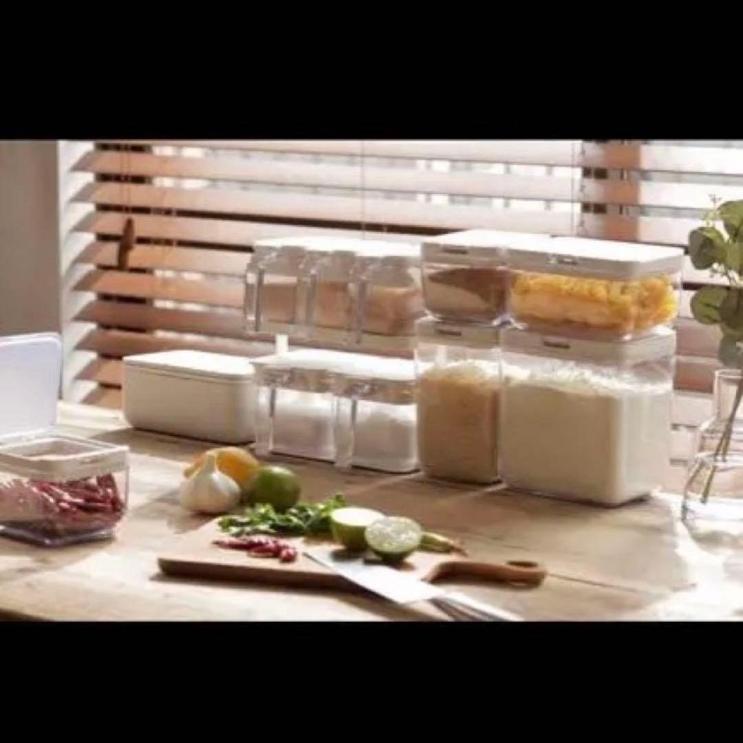 marna マーナ　スチールラック（ワイド2個、ノーマル3個）調味料ポット5個