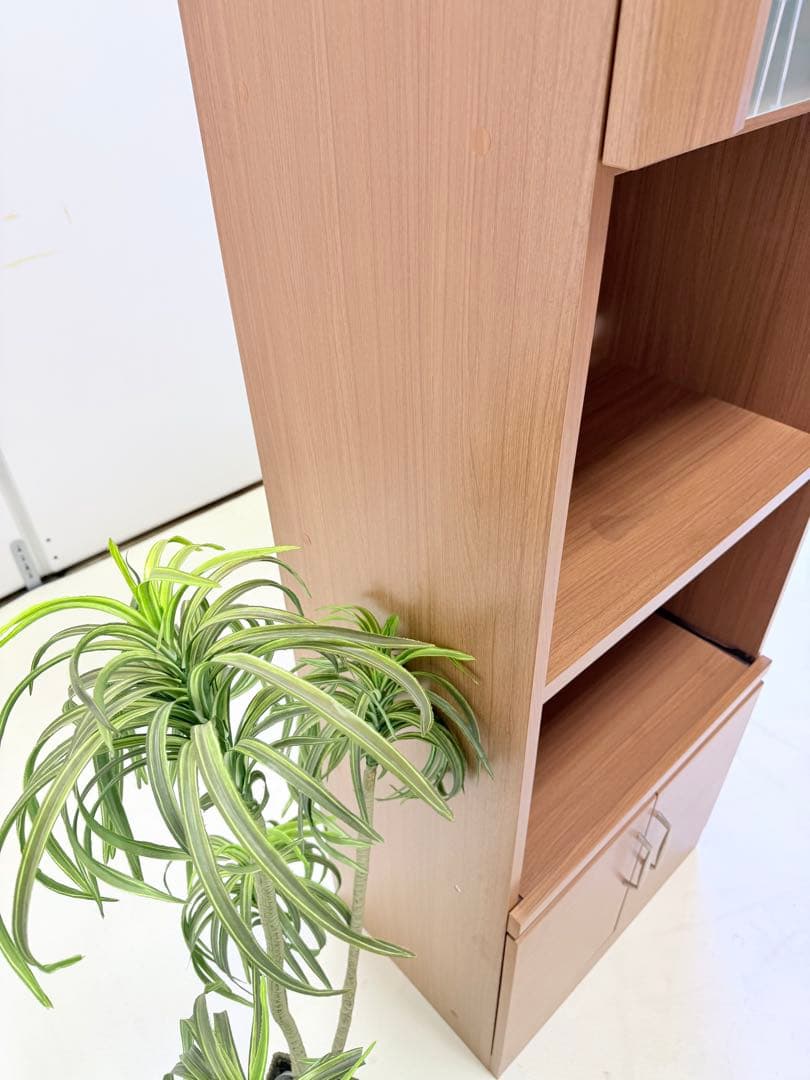 ライトウッド仕上げの　レンジボード スリムタイプ