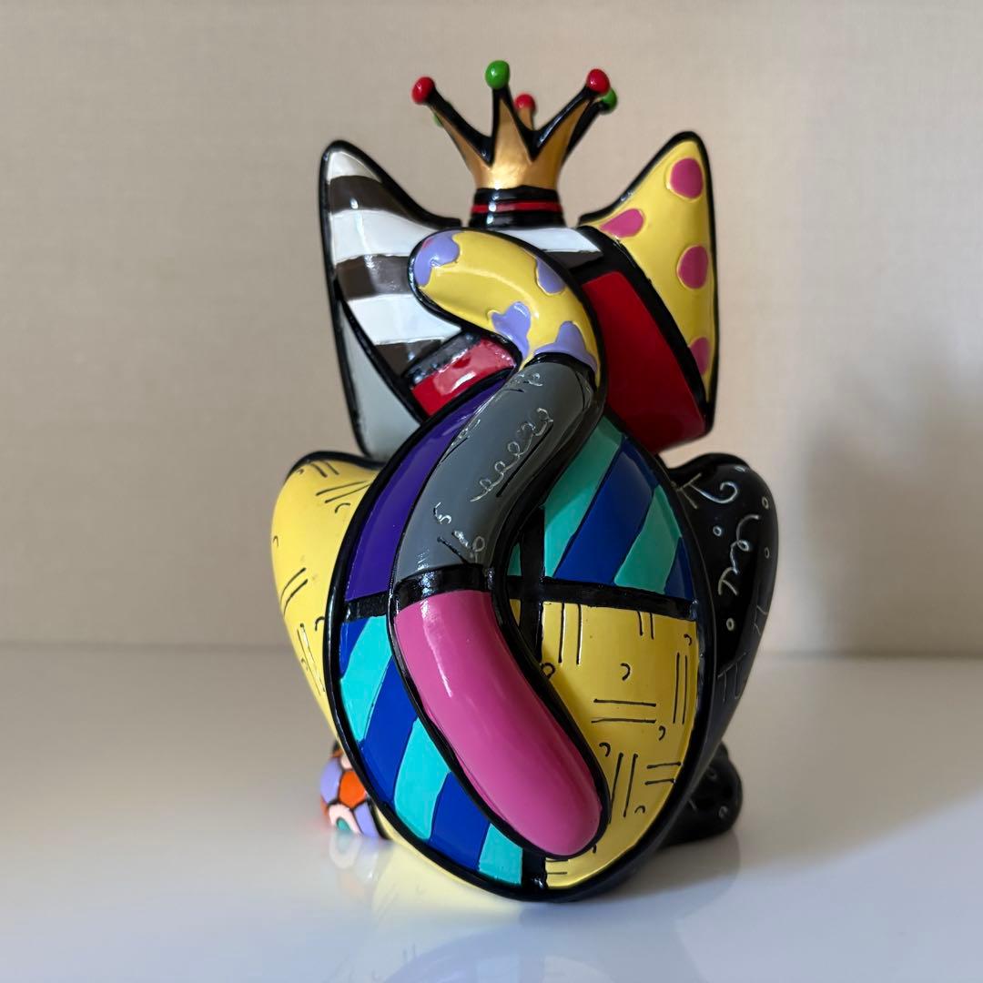 限定 ロメロブリット 猫の置物とコースターのセット