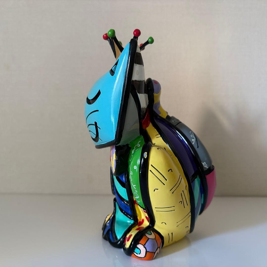 限定 ロメロブリット 猫の置物とコースターのセット