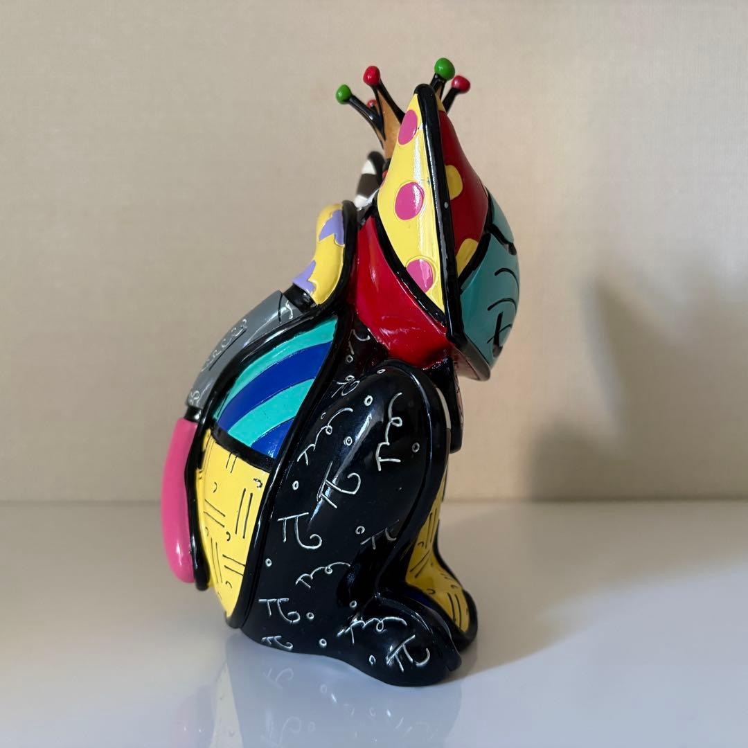 限定 ロメロブリット 猫の置物とコースターのセット