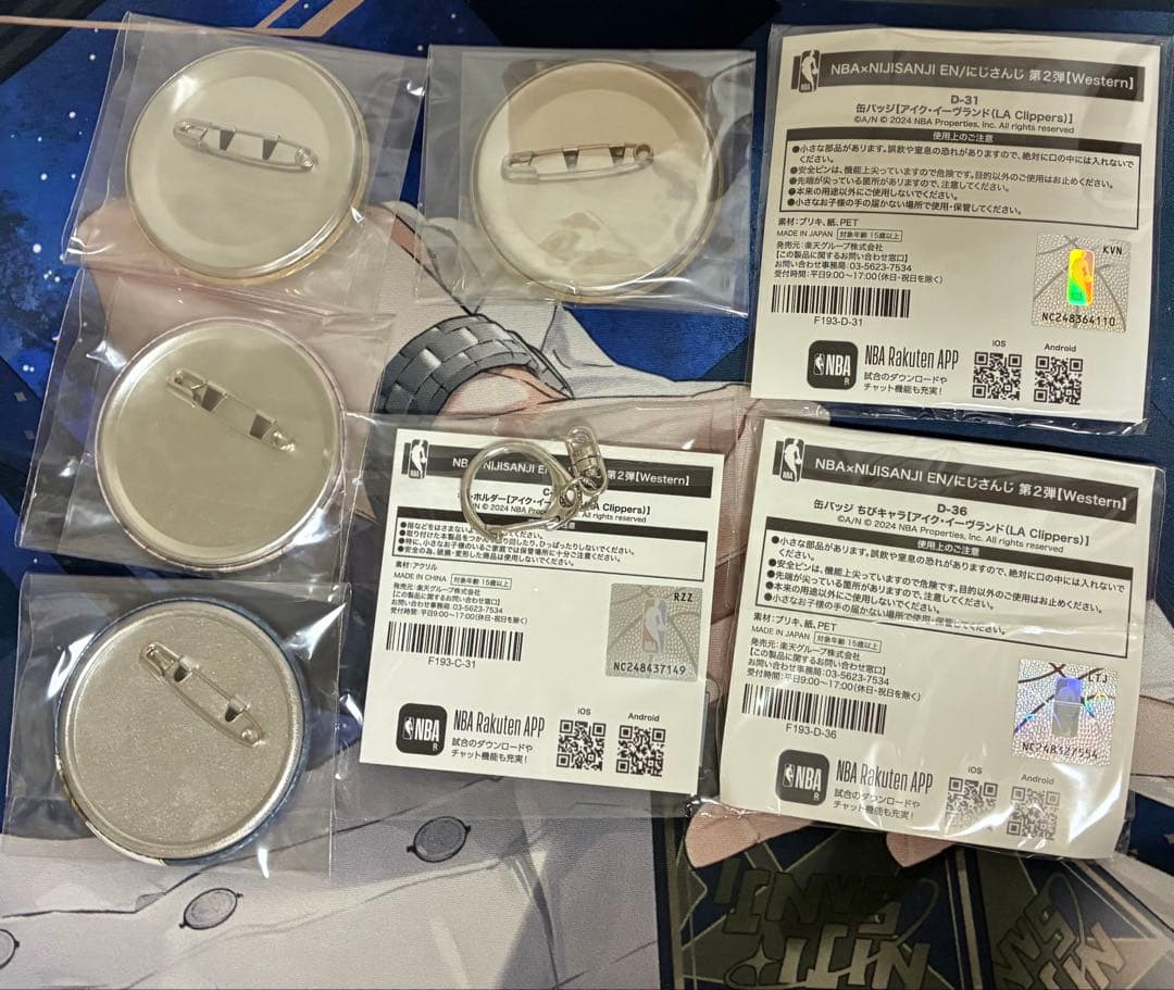 にじさんじ EN アイク・イーヴランド Sakura Bloom 缶バッジ Vtuber