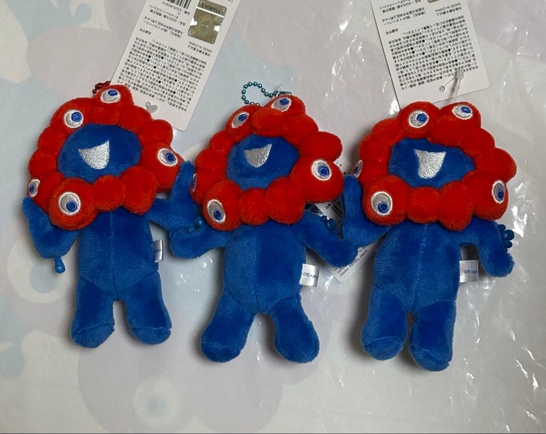 ミャクミャク ボールチェーン マスコット ABC 3個セット ノーマル