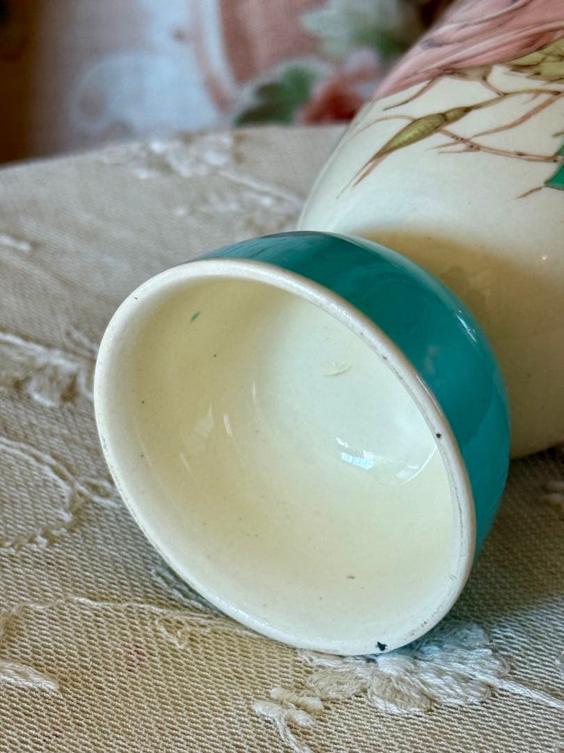 スージークーパー　＊パトリシアローズ＊　ブルーソリッドグースカップ　エッグカップ