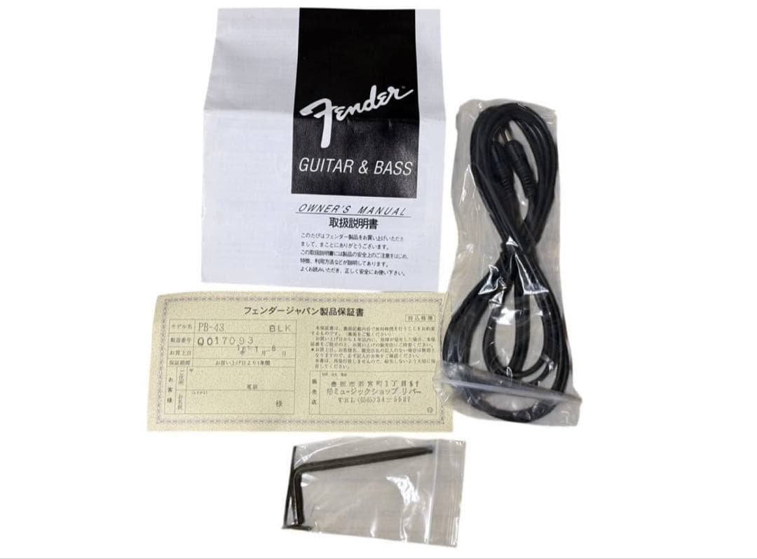 Fender Japan エレキベースギターPB-43. BLK custom - メルカリ