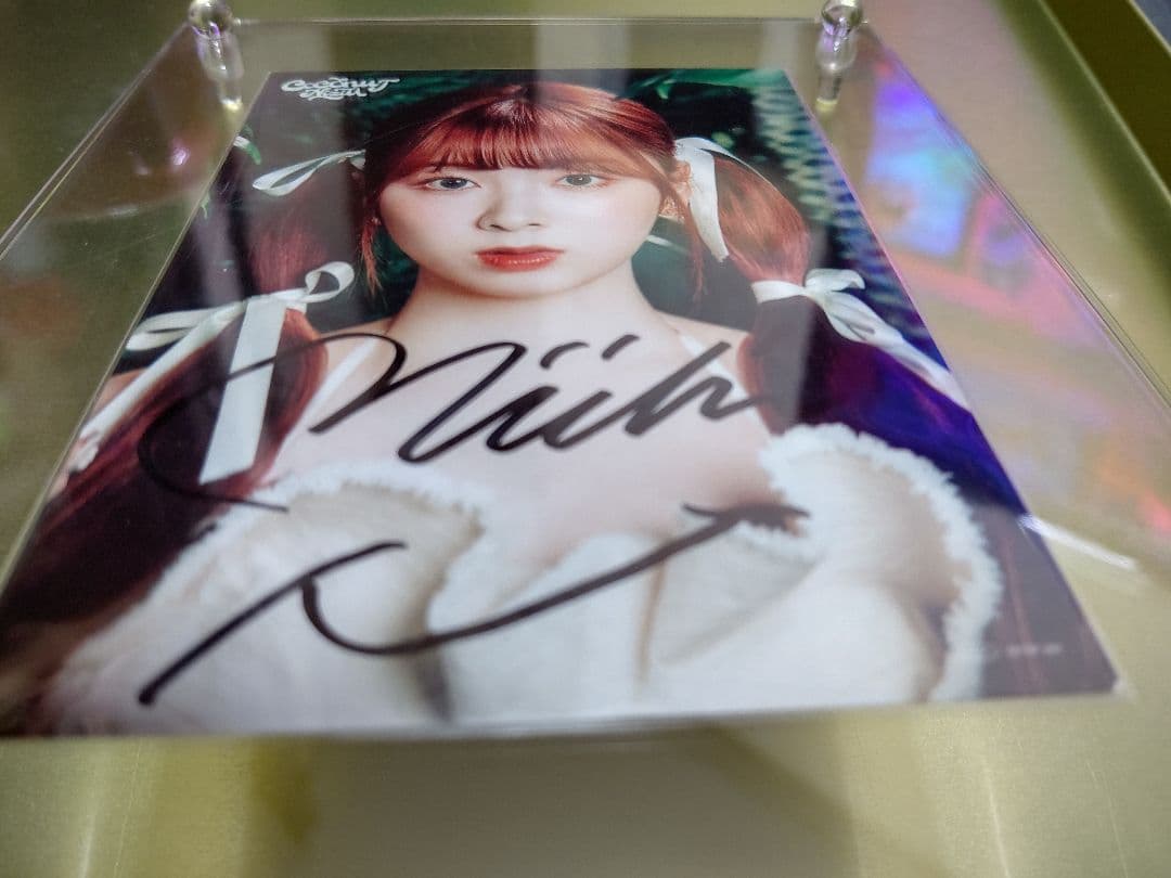 NiziU MIIHI ミイヒ 本人直筆サイン入りフォトカード 10代ラスト年