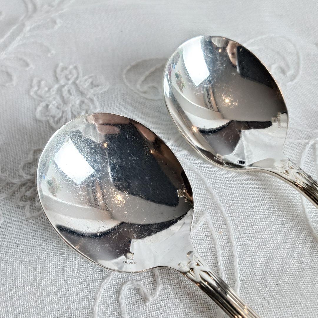 クリストフル　レア　スープスプーン　クリストフルシルバー